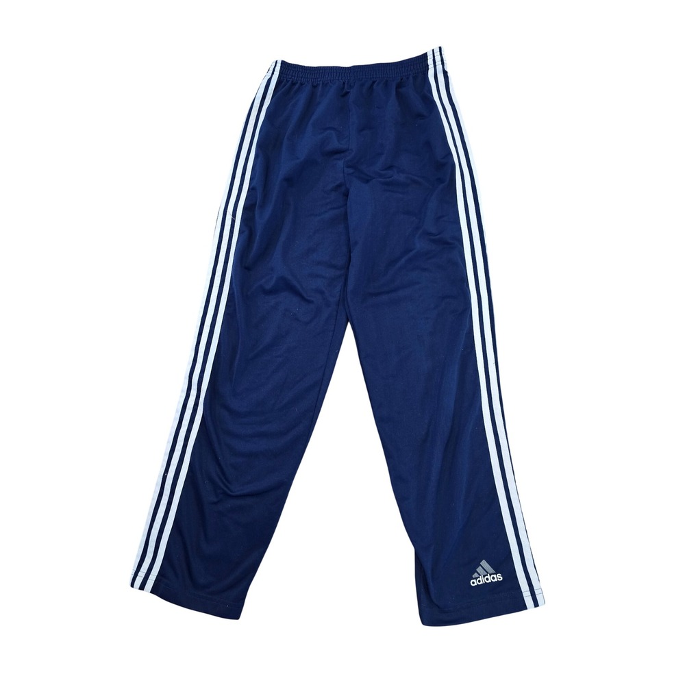 Adidas Vintage 90s Navy Blue Striped Track Pants Mens Medium Made in USA